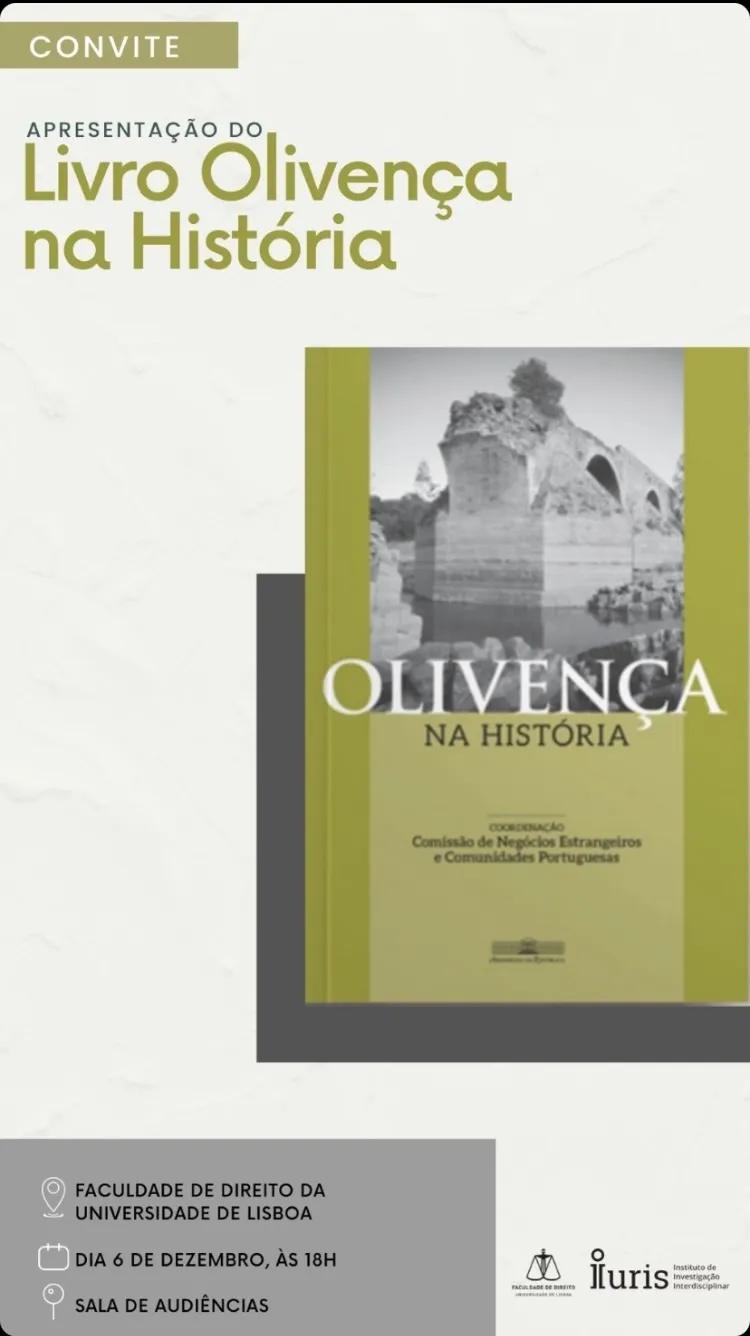 Apresentação da obra: "Olivença na História"